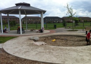 Park Throwing Sand