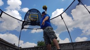 Dad Springfree Trampoline Slam