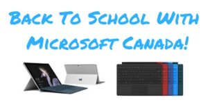 Back To School With Microsoft Canada