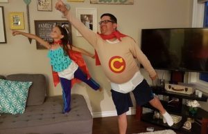 Dad Daughter Superhero
